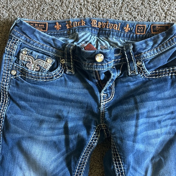 Rock revival sorrel capri jeans size 27 - Picture 3 of 7